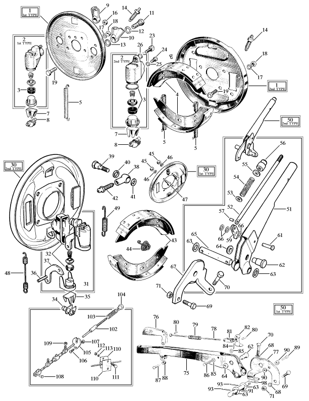 thumbnail image 2 of Borg & Beck Front Brake Shoes For Morris Minor 1000 (1962-71) – 8 2 of 5