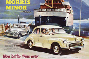 Vintage Morris Minor Ad